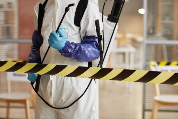 Professional Biohazard Cleanup technician working in Shelter Island, NY